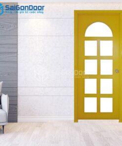 Cửa Gỗ MDF Veneer P1G9 mau vang-MDFV-SGD