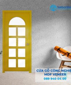 Cửa Gỗ MDF Veneer P1G9 mau vang-SGD