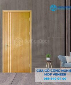 Cửa Gỗ MDF Veneer P1R2 ASH 1-SGD