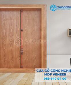 Cửa Gỗ MDF Veneer Cửa so 2 canh-SGD
