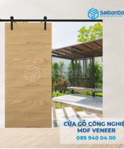 Cửa Gỗ MDF Lùa Trượt treo ray-SGD