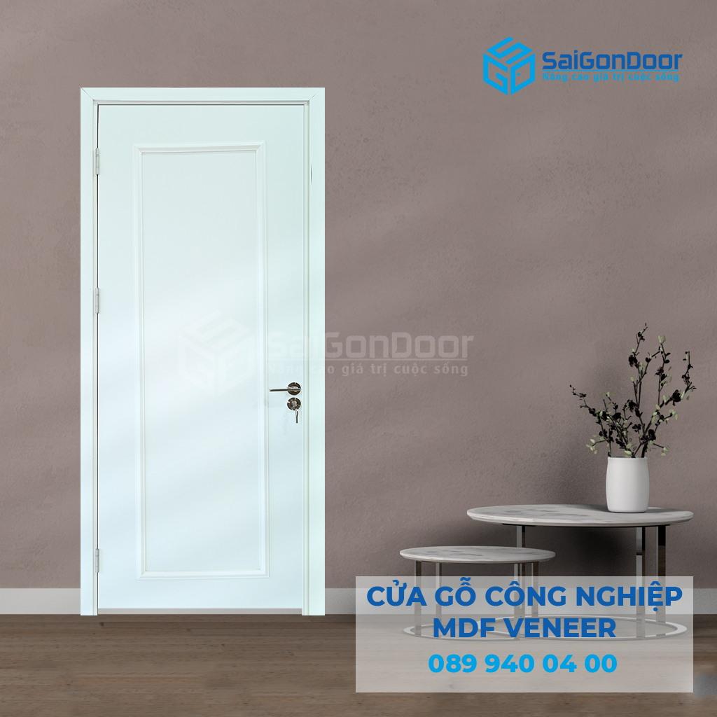 Cửa Gỗ MDF veneer 1PN-SGD