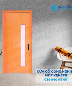 Cửa Gỗ MDF veneer P1GL Xoan Đào-SGD