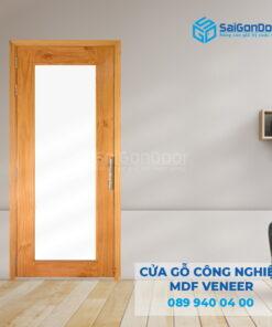 Cửa Gỗ MDF veneer o kinh-SGD