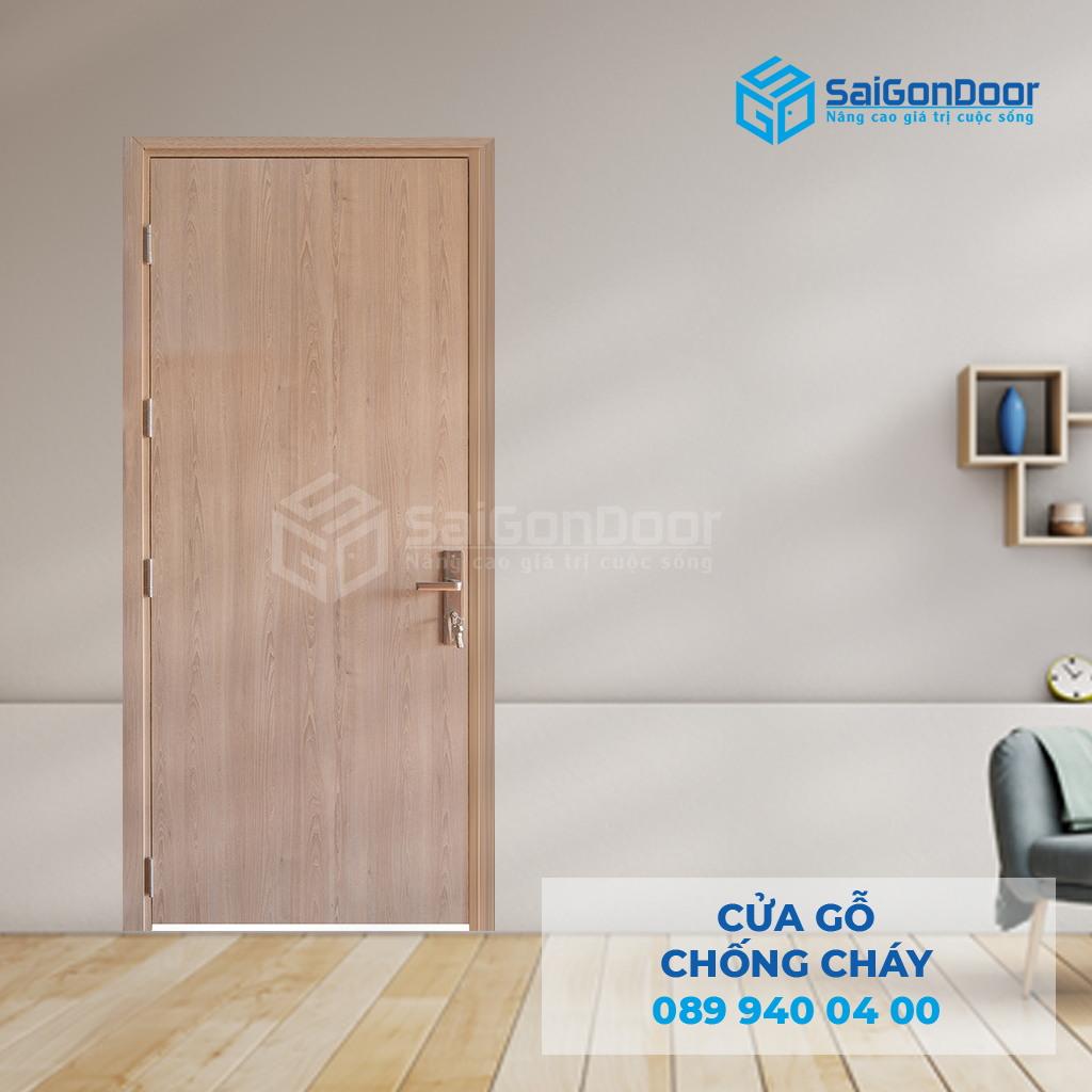 Cửa Gỗ Chống Cháy MDF Laminate P1-SGD