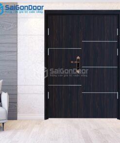 Cửa Gỗ Công Nghiệp MDF Laminate 2P1R5-MDFL-SGD