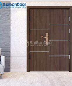 Cửa Gỗ Công Nghiệp MDF Laminate 2P1R52-MDFL-SGD