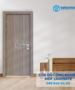 Cửa Gỗ Công Nghiệp MDF Laminate P1R1S-SGD