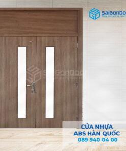 Cửa Nhựa ABS Hàn Quốc 2 canh-SGD