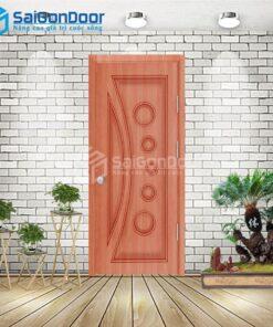 Cửa Nhựa Gỗ Composite 1K Xoan Đào 1-CP-SGD