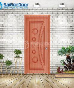 Cửa Nhựa Gỗ Composite 1K Xoan Đào 2-CP-SGD