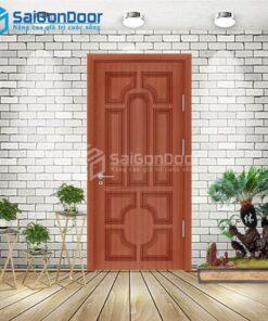 Cửa Nhựa Gỗ Composite 018 teak 1-CP-SGD