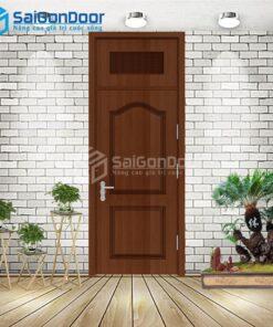 Cửa Nhựa Gỗ Composite 2A walnut 1-CP-SGD
