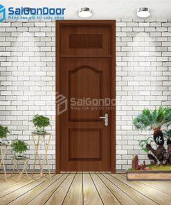 Cửa Nhựa Gỗ Composite 2A walnut 2-CP-SGD