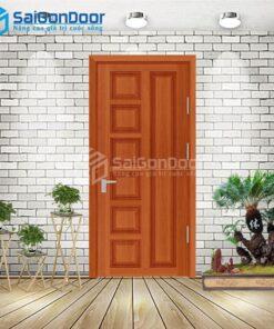 Cửa Nhựa Gỗ Composite 6B sapele 1-CP-SGD