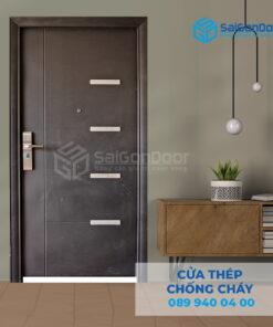 Cửa Thép Chống Cháy P1 den-SGD
