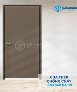 Cửa Thép Chống Cháy P1 mau den-SGD