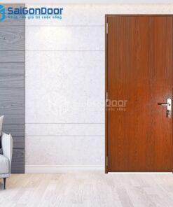 Cửa Thép Chống Cháy P1 van Gỗ 3-a-SGD