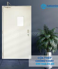 Cửa Thép Chống Cháy P1G1 kinh Chống Cháy 2-SGD