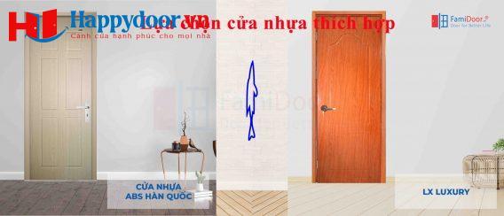 HƯỚNG DẪN PHÂN BIỆT CỬA NHỰA GỖ COMPOSITE VÀ CỬA NHỰA ABS HÀN QUỐC