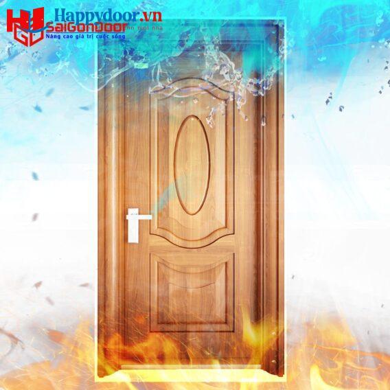 Cửa thép vân gỗ chống cháy SaiGonDoor