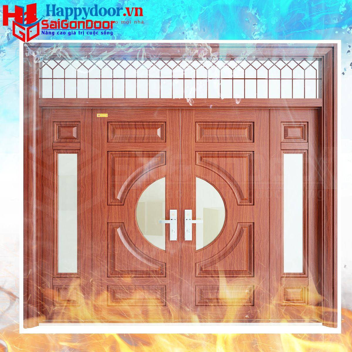 Cửa thép vân gỗ luôn cho chất lượng tốt, bền, đẹp với thời gian sử dụng lâu