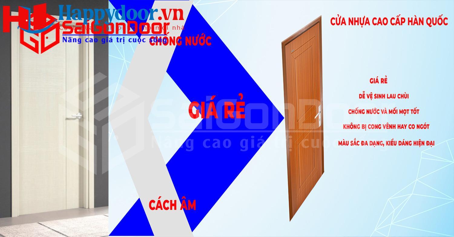 SaiGonDoor đơn vị cung cấp cửa nhựa ABS Hàn Quốc chất lượng giá rẻ