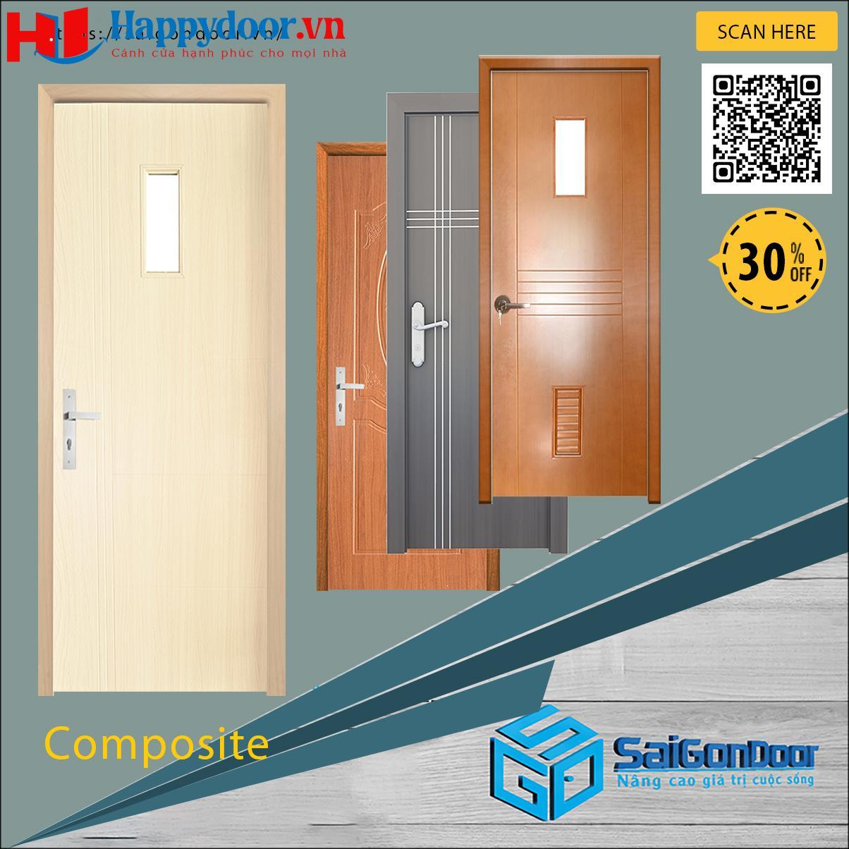 Cửa nhựa composite - cửa nhựa nhà vệ sinh đẹp