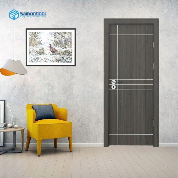 Cửa nhựa giả gỗ Composite thông phòng