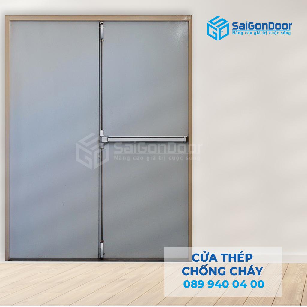 Cửa thép ngăn cháy vừa an toàn vừa có tính thẩm mỹ cao Cửa thép ngăn cháy vừa an toàn vừa có tính thẩm mỹ cao
