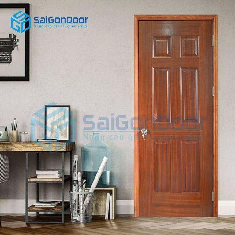 SaiGonDoor chuyên thi công cửa gỗ thông phòng QUẬN 6 HCM