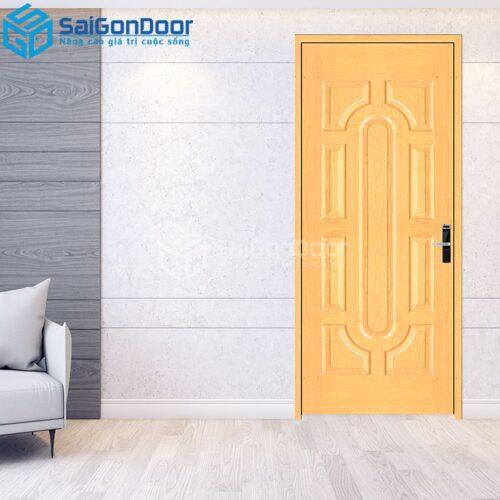 Cửa Gỗ HDF Veneer 019 Sồi-HDFV-SGD