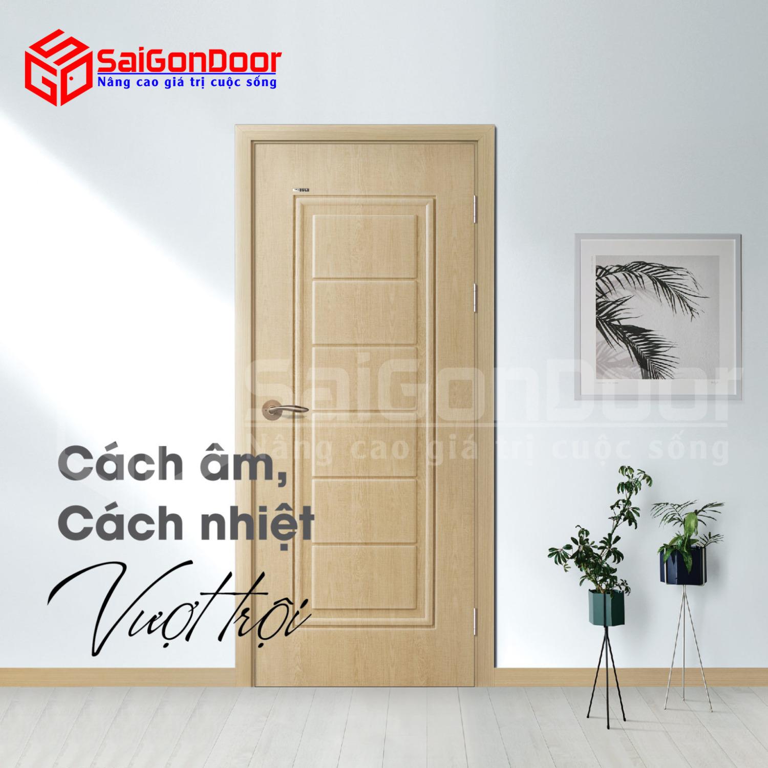 Cửa văn phòng ABS có khả năng cách âm, cách nhiệt rất tốt