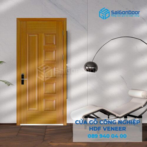 Cửa Gỗ HDF Veneer 6B-sapele 6-SGD