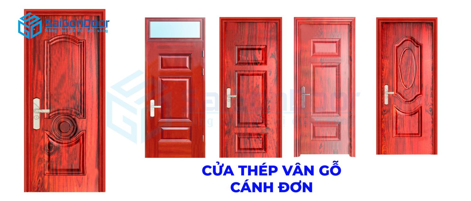 SaiGonDoor nơi cung cấp các loại cửa thép vân gỗ uy tín và chất lượng
