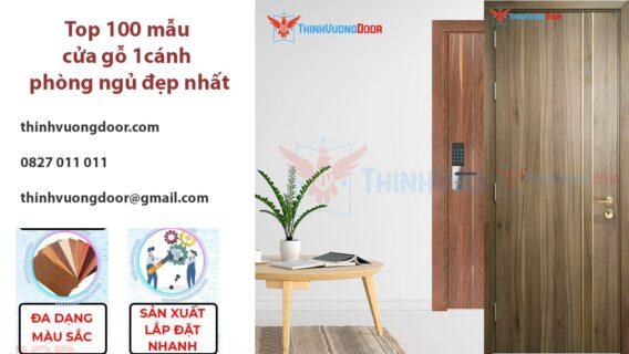 Top 100 mẫu cửa gỗ 1 cánh phòng ngủ đẹp và thịnh hành
