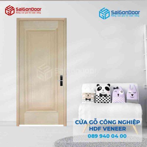 Cửa Gỗ HDF VeneerB Ash