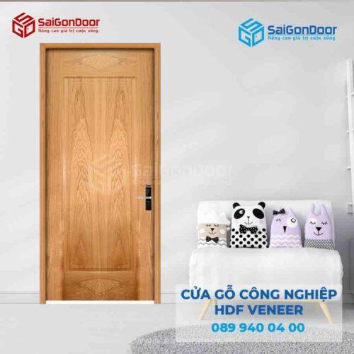Cửa Gỗ HDF VeneerB Sồi