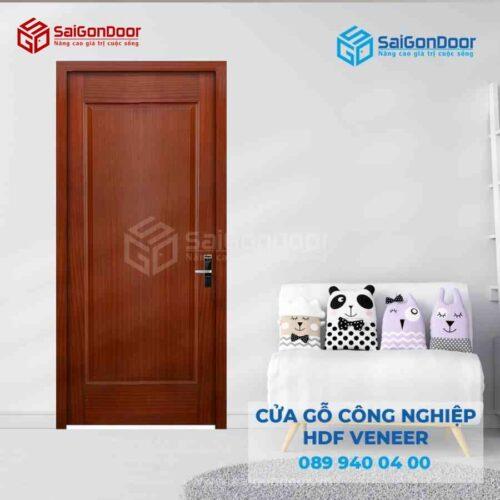 Cửa Gỗ HDF VeneerB Xoan Đào