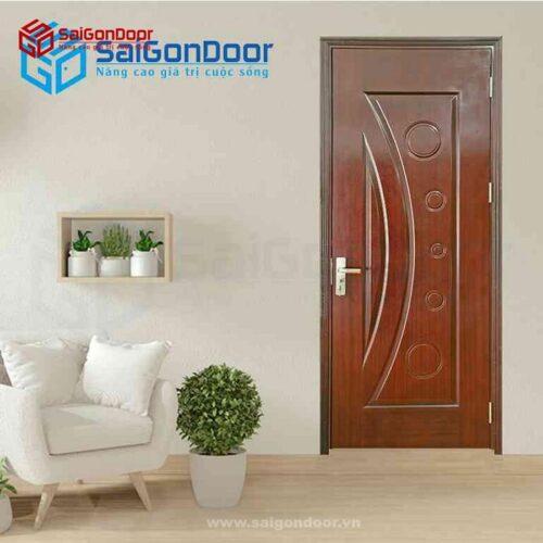 Cửa Gỗ HDF VeneerK Căm Xe