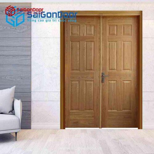 Cửa Gỗ HDF Veneer Cánh2A Ash