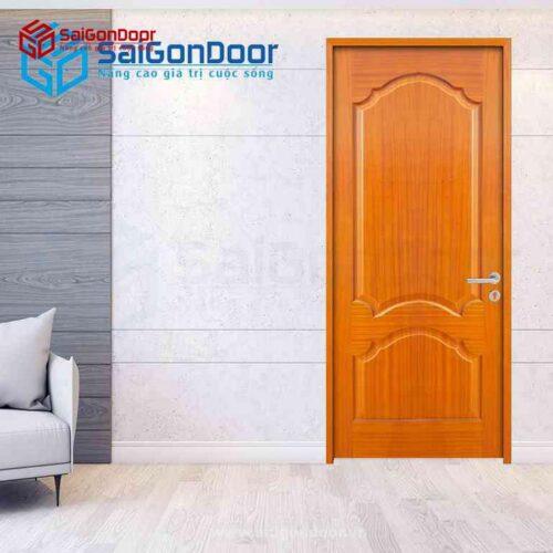 Cửa Gỗ HDF VeneerA lum Xoan Đào