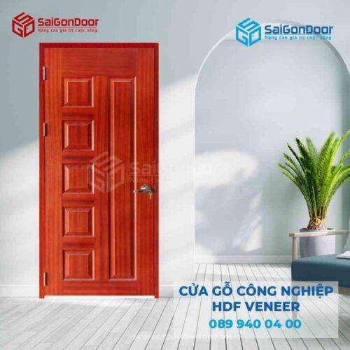 Cửa Gỗ HDF VeneerA Căm Xe