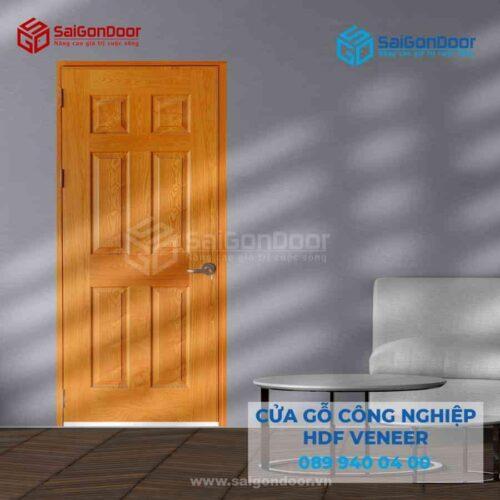 Cửa Gỗ HDF VeneerA Sồi