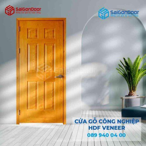 Cửa Gỗ HDF VeneerA Ash