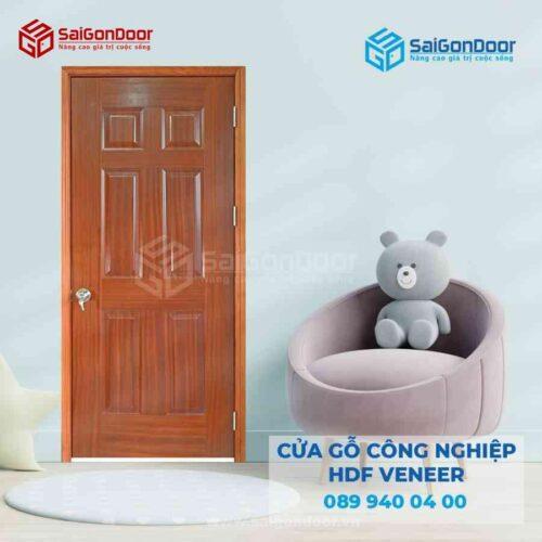 Cửa Gỗ HDF VeneerA Xoan Đào