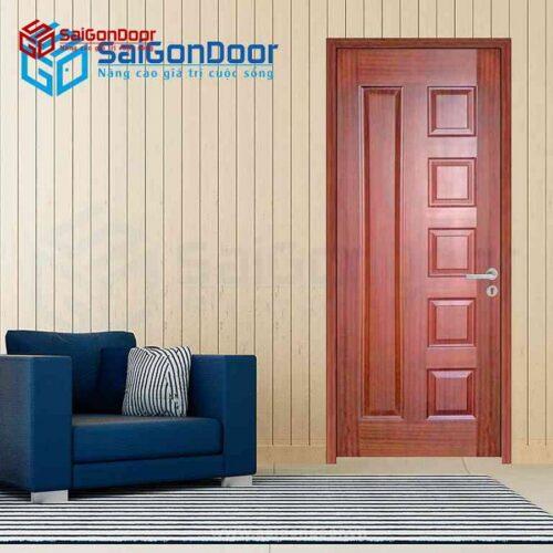 Cửa Gỗ HDF VeneerB Căm Xe
