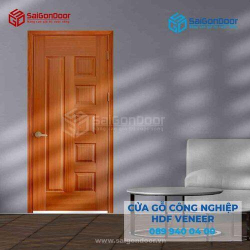 Cửa Gỗ HDF VeneerB Sapele