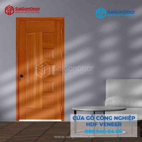Cửa Gỗ HDF VeneerB Sapele
