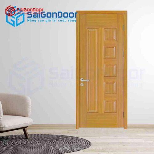 Cửa Gỗ HDF VeneerB Sapele